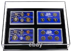 Deluxe Clear Acrylic Book, Stamp, or Coin Collection Display Case (A029-BDS)