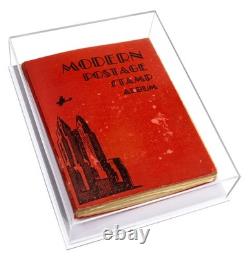 Deluxe Clear Acrylic Book, Stamp, or Coin Collection Display Case (A029-WDS)