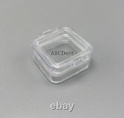 Dental Hinged Display Box Clear Membrane Storage Boxes Jewelry Teeth Show Cases