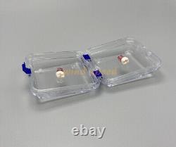 Denture Hinged Display Box Storage Jewelry Chip Boxes False Teeth Membrane Case