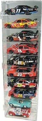 Diecast Model Car Display Case 124 Holds 10 Vertical New in Box Made in USA