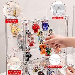 Display Cabinet with Acrylic Doors, Display Case for Figures