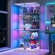 Display Cabinet with RGB Lights, Curio Cabinet Display Cases for Collectibles