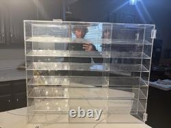 Display Case 27.5 X 23 X 4in 124 Diecast Model Car 21 Car Slot