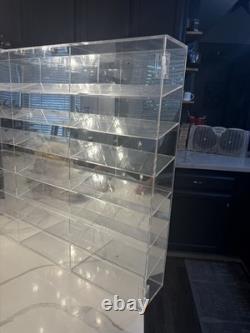 Display Case 27.5 X 23 X 4in 124 Diecast Model Car 21 Car Slot