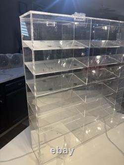 Display Case 27.5 X 23 X 4in 124 Diecast Model Car 21 Car Slot