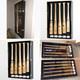Display Case 5 Baseball Bats Collection Memorabilia Cabinet Box Wall Rack Bat
