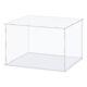 Display Case Acrylic Box Transparent Dustproof Protection Showcase 41x36x36cm