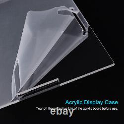 Display Case Acrylic Box Transparent Dustproof Protection Showcase 41x36x36cm