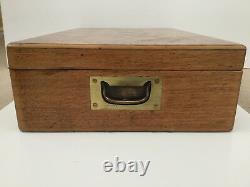 Display Case Box Storage Vintage Wooden