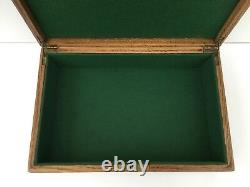 Display Case Box Storage Vintage Wooden