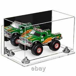 Display Case-Box with Mirror Case, Silver Risers, Wall Mount & Clear Base (A011)