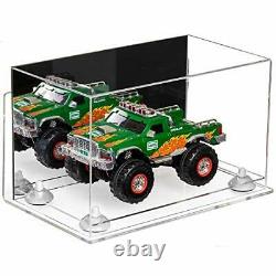 Display Case-Box with Mirror Case, White Risers, Wall Mount & Clear Base (A011)