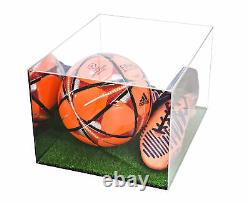 Display Case Large Rectangle Box with Mirror & Turf Bottom 15.25x12x 9(A025-MTB)