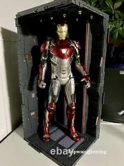 Display Case Light Box For Hot Toys Iron Man 1/6 1/9 Sixth Ninth Scale Figure