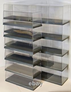 Display Case Lot Of 16 125 124 AMT ERTL Model Stackable + Extra Action Case