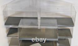 Display Case Lot Of 16 125 124 AMT ERTL Model Stackable + Extra Action Case