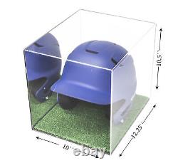 Display Case Medium Rectangle Box with Mirror & Turf Bottom 12.25x10x10.5A012-MTB