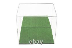 Display Case Medium Rectangle Box with Mirror & Turf Bottom 12.25x10x10.5A012-MTB