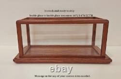 Display Case/Model/Collectables Oak Wood/Acrylic #PP24033