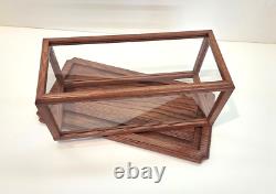 Display Case/Model/Collectables Oak Wood/Acrylic #PP24033