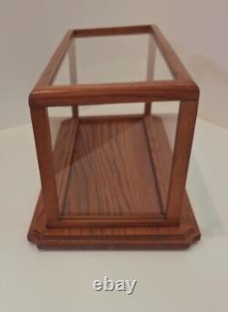 Display Case/Model/Collectables Oak Wood/Acrylic #PP24033