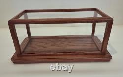 Display Case/Model/Collectables Oak Wood/Acrylic #PP24033
