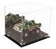 Display Case-Rectangle Box with Silver Risers & Mirror 12.25x10x10.5 (A012)