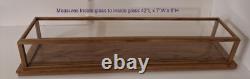 Display Case Wood/Acrylic Glass inside measures 42 L x 7W x 6H #PP24019