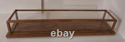 Display Case Wood/Acrylic Glass inside measures 42 L x 7W x 6H #PP24019
