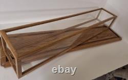 Display Case Wood/Acrylic Glass inside measures 42 L x 7W x 6H #PP24019