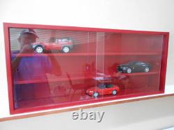 Display Case for 1/18 & Smaller Scale Cars, Other 3 Compartments (Made in USA)
