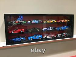Display Case for 1/24 & Smaller Scale Cars, Other 3 Compartments (Made in USA)