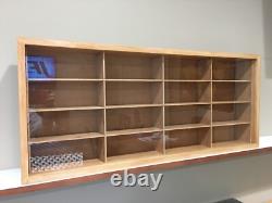 Display Case for 1/24 & Smaller Scale Cars, Other Items 16 Slots (Made in USA)