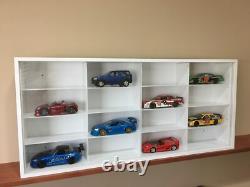 Display Case for 1/24 & Smaller Scale Cars, Other Items 16 Slots (Made in USA)