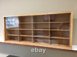 Display Case for 1/24 & Smaller Scale Cars, Other Items 16 Slots (Made in USA)