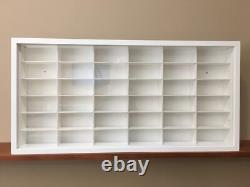 Display Case for 1/43 & Smaller Scale Cars, Other Items 36 Slots (Made in USA)