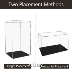 Display Case for Collectibles Assemble Clear Acrylic Box Alternative Glass Ca