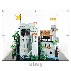 Display Case for LEGO 10305 Icons Lion Knights' Castle 21x15.5x16