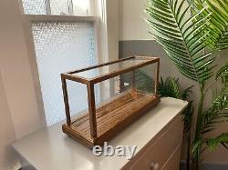 Display Case for Ship Models Acrylic Display Case Box Showcase with Wooden Base