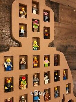Display Case for lego Minifigures Wall Cabinet Shadow Box holds 44 figures