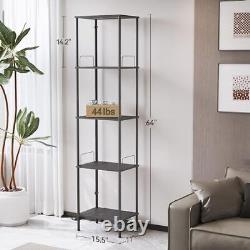 Display Shelf with Dimmable Lights, Lighted Display Cases for Black