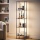 Display Shelf with Dimmable Lights, Lighted Display Cases for Collectibles, Adju