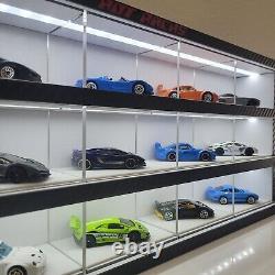 Display case Hot Weels, Red LIne, Match box, Mini GT. 15 cars magnet clamp