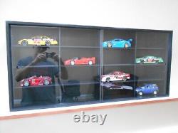 Display case cabinet for 1/25 diecast scale cars 16 Compartments