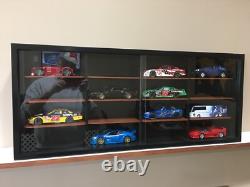 Display case cabinet for 1/25 diecast scale cars 16 Compartments