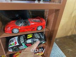 Display case cabinet for 1/25 or 1/24 diecast scale cars 24 Compartments