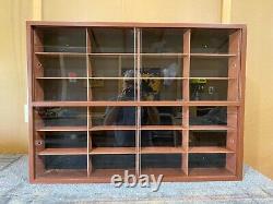 Display case cabinet for 1/25 or 1/24 diecast scale cars 24 Compartments