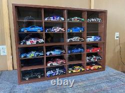 Display case cabinet for 1/25 or 1/24 diecast scale cars 24 Compartments