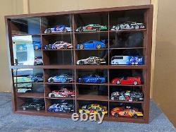 Display case cabinet for 1/25 or 1/24 diecast scale cars 24 Compartments